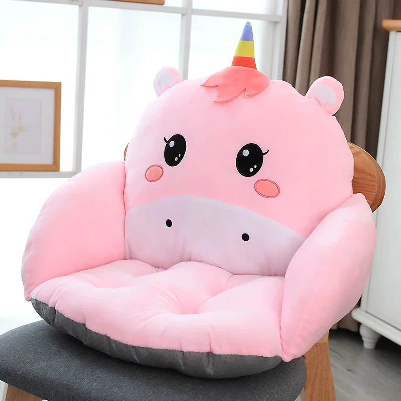 pink unicorn Диван с мультипликационным героем Подушка плюшевая украшение дома аксессуары диван, домашний декор подушка на стул Хэллоуин Рождество - Цвет: pink unicorn