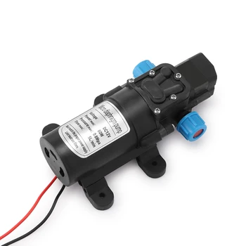 

DC 12V 60W Micro Electric Diaphragm Water Pump Automatic Switch 5L/min High Pressure Car Washing Spray Water Pump 0.8Mpa 5L/min