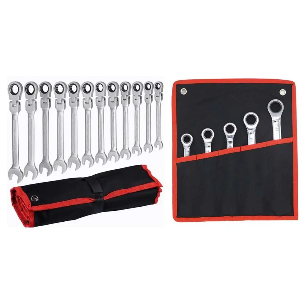 

12pc 8-19mm Keys Set Multitool Wrench Ratchet Spanners Hand Tools Wrench Set Universal Car Wrench Car Repair Tools