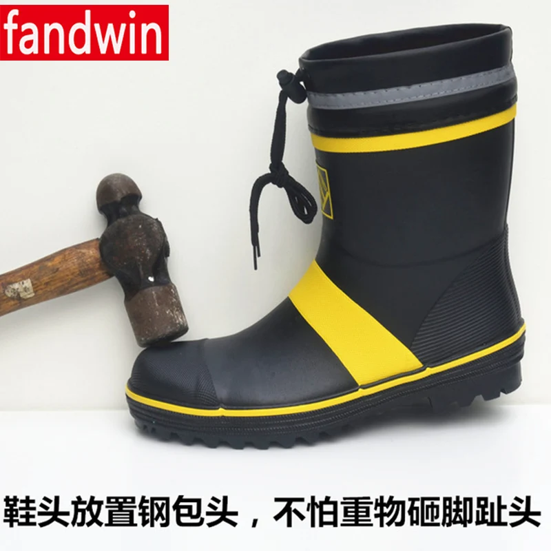 Fishing boots men's galoshes Waterproof Shoes for menTall Rain Boots
