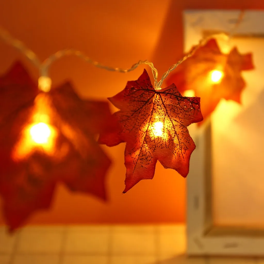 Гирлянда Новогоднее украшение светодиодный гирлянда Рождественский кленовый