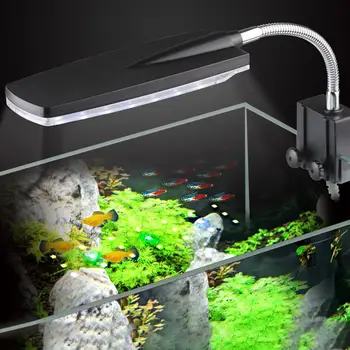 

LED Aquarium Light Fish Tank Light USB Plug Waterproof Lamp White and Blue