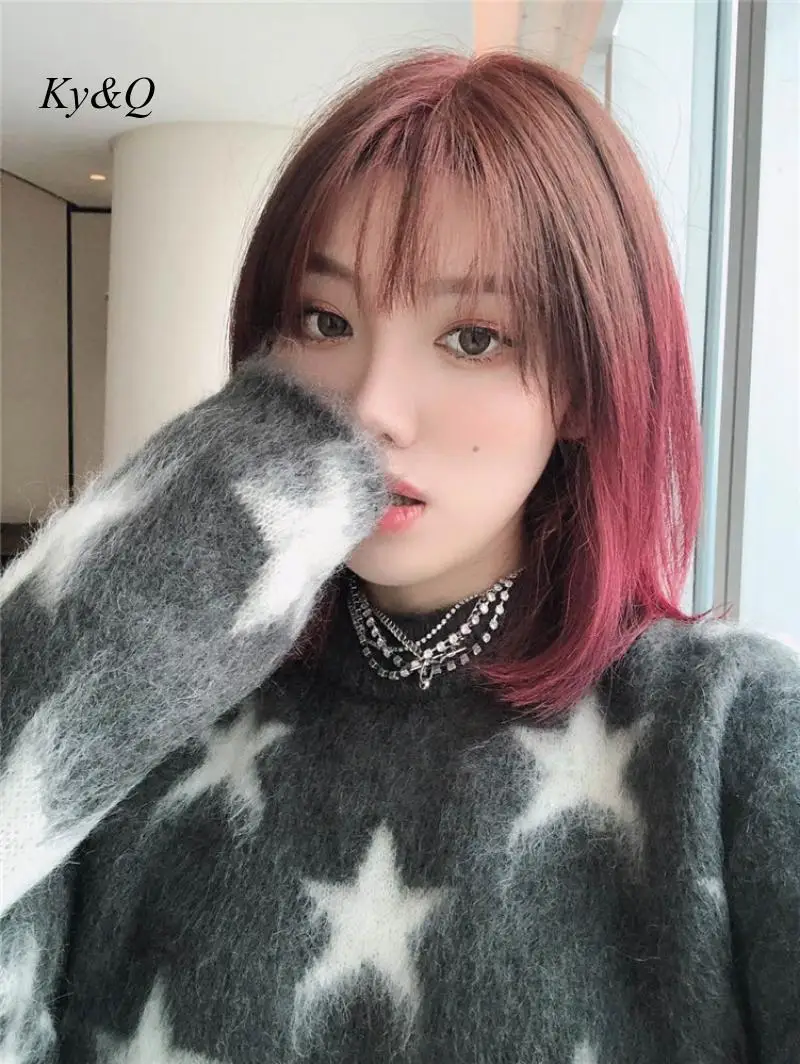 Vintage Runway Luxury Autumn Winter New Stars Mohair Print Long-sleeved Sweater Lazy Wind Thick Sweater Women Pullovers