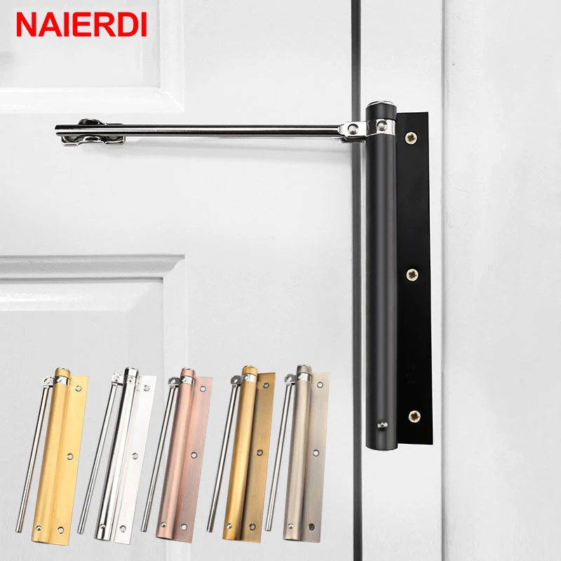 Door Closer Adjustable Automatic Stainless Steel Hinge Spring For Fire Rated