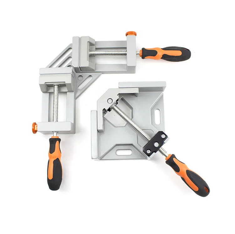 

Aluminum Single Handle 90 Degree Right Angle Clamp Angle Clamp Woodworking Frame Clip Right Angle Folder Tool