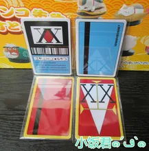 Hunter x hunter cartão de licença ging freecss cosplay japão anime hisoka kurapika killua zoldyck pvc cartões coleção traje adereços
