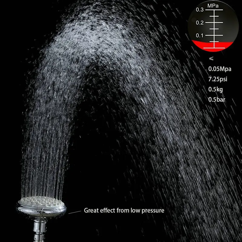 Bathroom shower sprinkler high pressure sprinkler ABS high standard electroplating sprinkler
