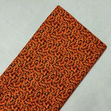 Винтажный Оранжевый Хэллоуин, тыква, призрак, хлопковая ткань с принтом 50x105 см, ткань в стиле пэчворк для платья, вечерние украшения для дома