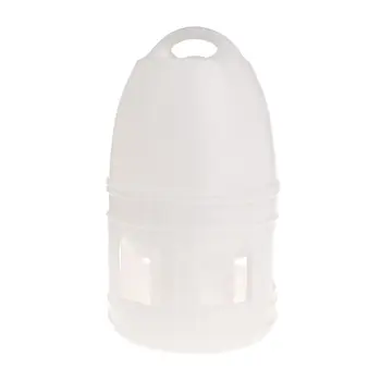 

1.2L/3L/5L Birds Drinker Feeder Automatic Poultry Waterer Drinking Feeding Containers Water Cup Box For Pets Chicken K4UA