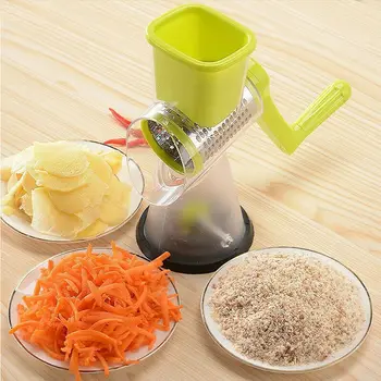 

Multi Function Chopper Vegetable Cutter Manual Rotating Grater Roller Shredder Kitchen Cooing Tool Practical Vegetable Slicer