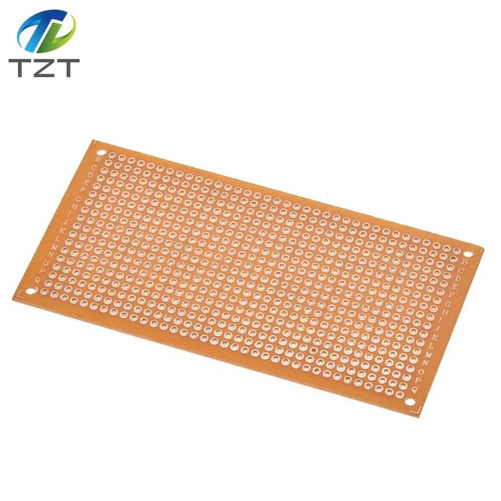 Single Side universal 5x10cm Solderless PCB Test Breadboard Copper Prototype Paper Tinned Plate Joint holes DIY prototype pcb board
