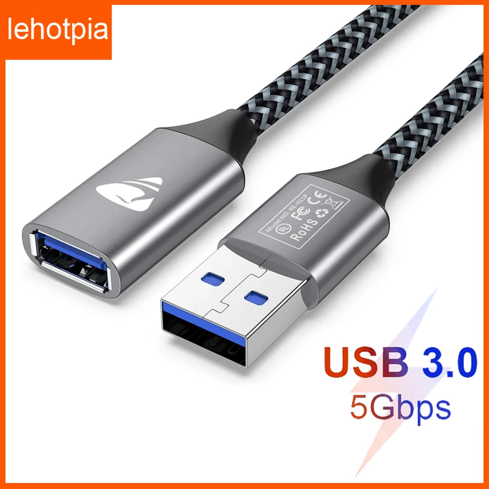 

USB 3.0 2.0 Extension Cable Male to Female Data Cable USB3.0 Extender Cord For PC TV keyboard Mouse Computer USB Extension Cable