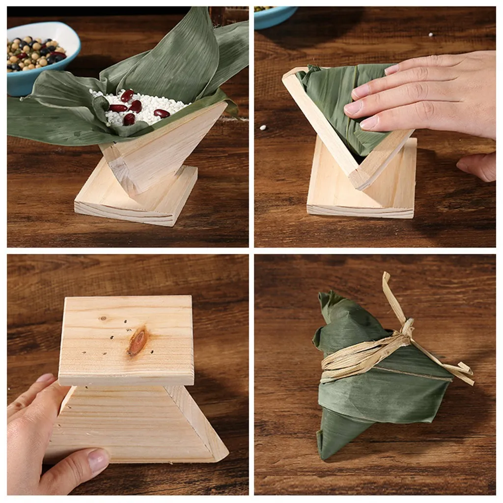 DIY Zongzi Mould Chinese Traditional Rice-pudding Baking Molds Handmade Triangle mouldes bakery tools Kitchen Accessories S/M