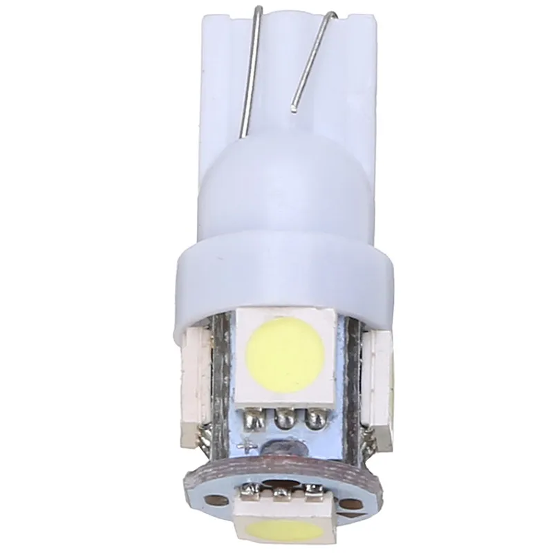 10 шт./лот 24V 5SMD светодиодный 5050 T10 194 147 W5W Ширина Чтение номерного знака светильник резервного копирования лампа супер яркий белый