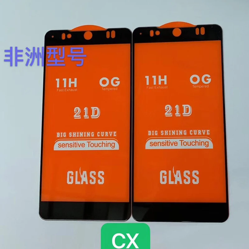 10 шт./лот 21D Полный Клей закаленное стекло для Tecno Camon CX 9H Полное покрытие экрана Защитная пленка для Tecno Camon CX