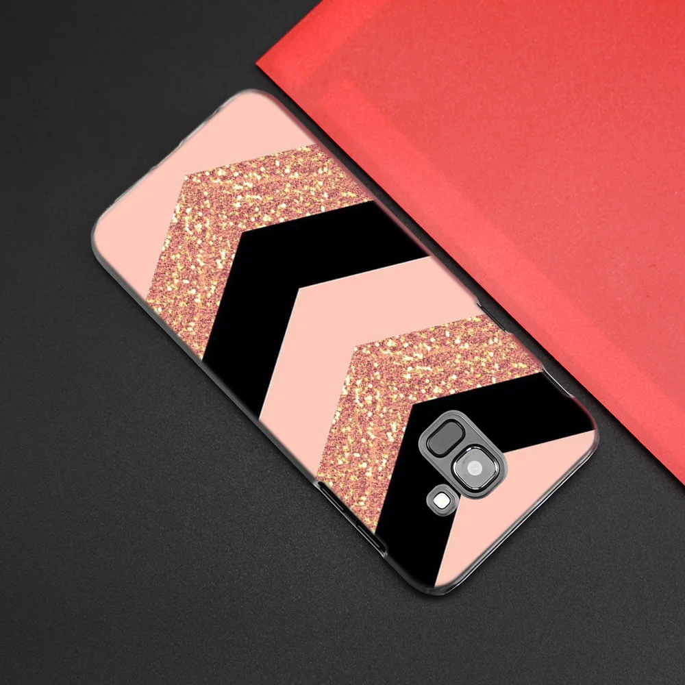 Розовое золото, розовый блеск PattCase Крышка для samsung Galaxy A50 A80 A70 A60 A40 A30 A20 A20e A10 A9 A7 A6 плюс Note 8 9 10 Pro