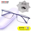 Rectangle Prescription Glasses Unisex Leisure Myopia Hyperopia Spectacles Full Rimless Eyeglasses Customize Resin Lenses 8887 ► Photo 2/6