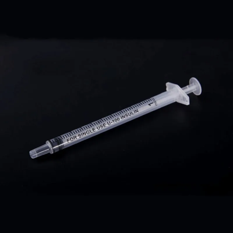 5pcs 10pcs 1ml 2ml Sterile medical injection Industry Dispensing Measuring Liquid Glue Syringes with Pointed Needle Storage Caps 6