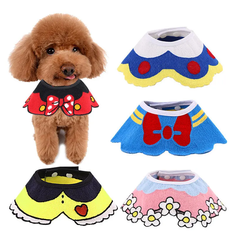 Pet Accessories Cute Cartoon Pattern Dogs Bibs Cat Bowtie Summer Dog Pet Supplies Accessories Scarf Pet Products Accesorios