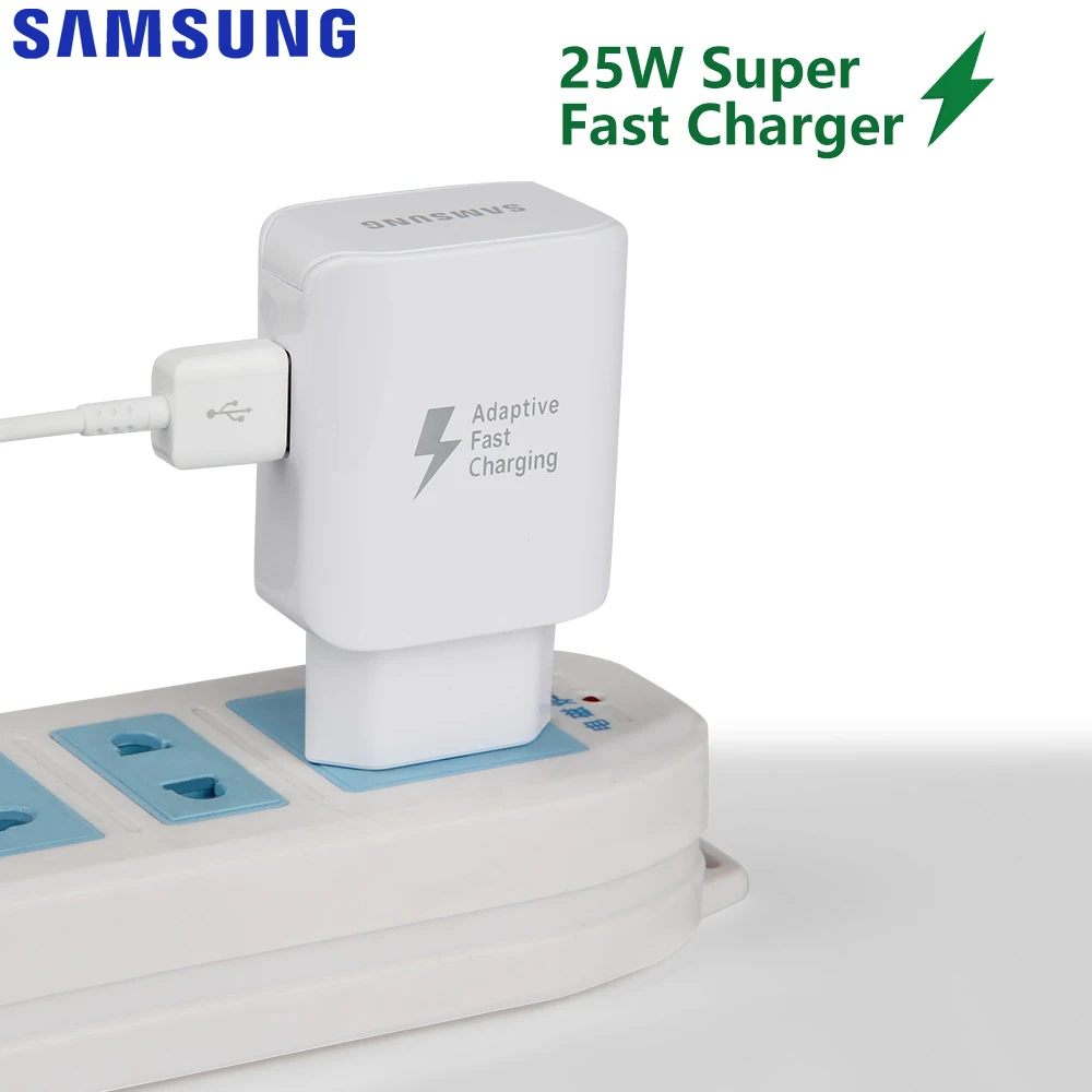 

Samsung Note10 Charger 25W Super Fast EU Charging Power Adapter for Samsung Galaxy Note10 Plus 5G Note20 A90 A80 A70 S20 S10 S9