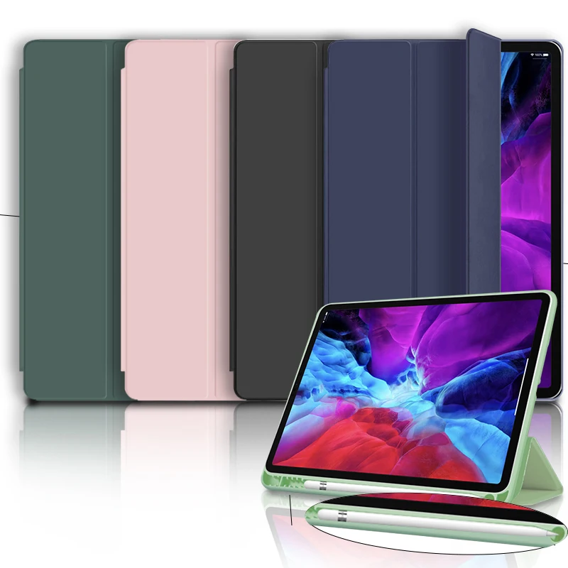Чехол для iPad Pro 11 2020 &amp 2018 с держателем-карандашом чехол планшета из искусственной