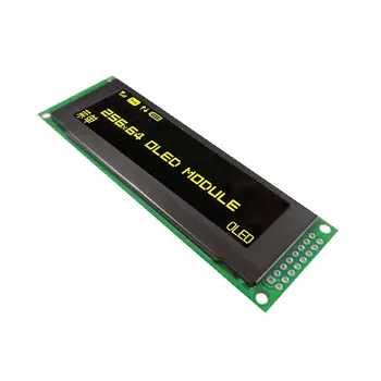 

NEW OLED Display 2.8" 256*64 25664 Dots Graphic LCD Module Display Screen LCM Screen SSD1322 Controller Support SPI