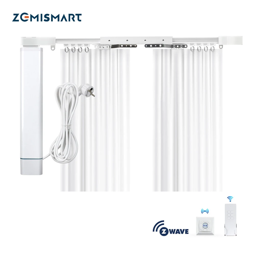 Zemismart Smartthings Control Zwave Motorized Slide Shade Motor With