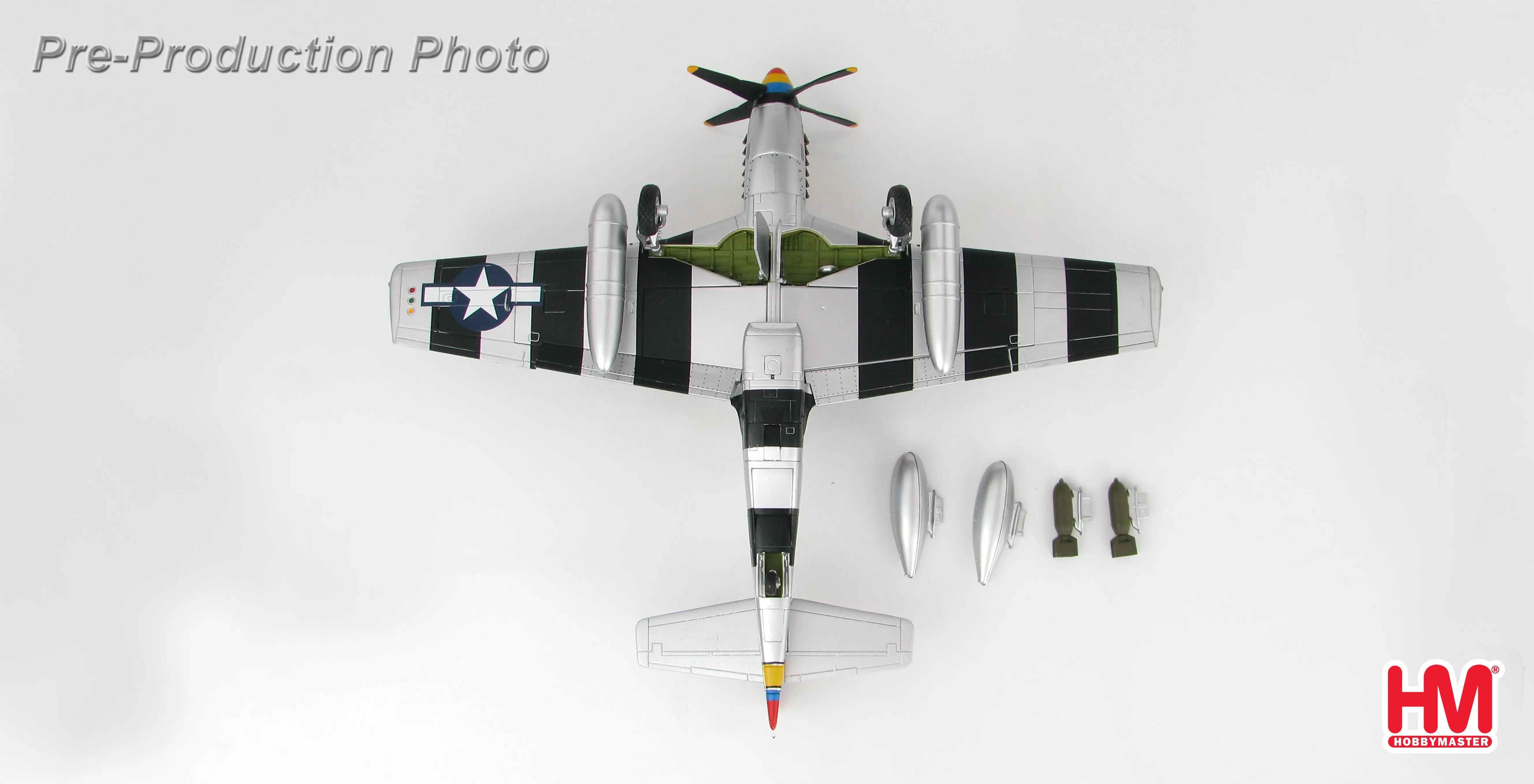 Хобби мастер P-51K Мустанг Mrs Bonnie Lt Col 1/48 литой самолет модель самолета