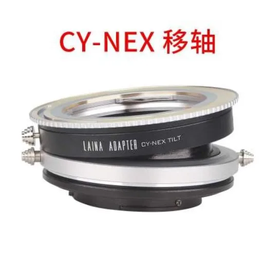 Adattatore Per Obiettivo Inclinabile Per Obiettivo Zeiss Cy Per Attacco Sony E Nex-5/6/7 A7R A7R2 A7R3 A7R4 A9 A7S A6500 A6300 Ea50 Fs700