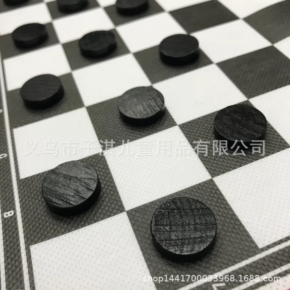 Шахматный набор шашек из нетканого материала, шахматы и шашки, около 120 грамм