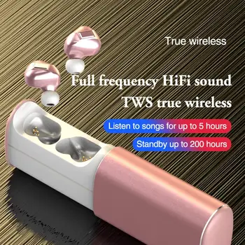 

T60 Portable ABS Bluetooth V5.0 In-ear Earphone IPX6 Life Waterproof Sport Wireless Earphone With Digital Display Charge Box