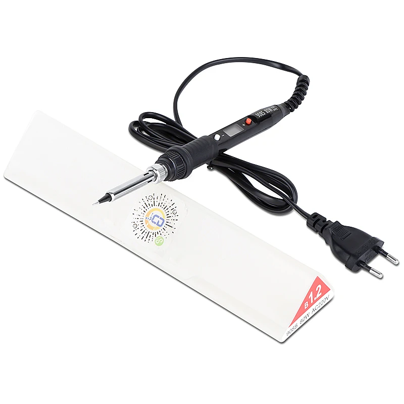 

JCD Soldering Iron 80W 110V 220V Temperature Adjustable LCD Digtal Welding Electric Solder Iron Kit Home Tools Desoldering Pumps