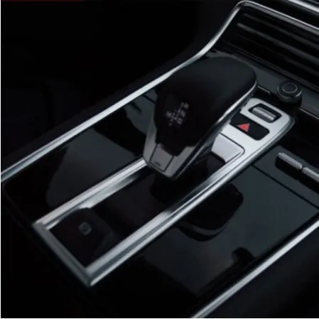 Средняя консоль переключения передач блестки отделка наклейки для Porsche Panamera 971 алюминиевый сплав автомобиля Внутренняя Рамка