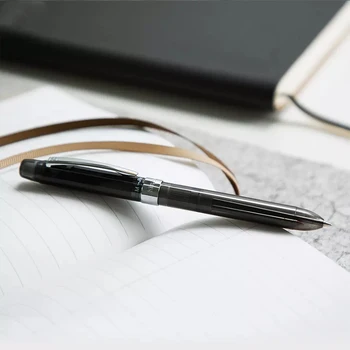 

Kinbor Two Way Multifunction Pen 0.5mm Black Red Refill Gel Pen Mechanical Exclusive Plastic Pen for Office School