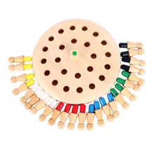 Детские вечерние деревянные шахматные палочки с памятью, веселая настольная игра с блоком, обучающая цветная Когнитивная игрушка для детей