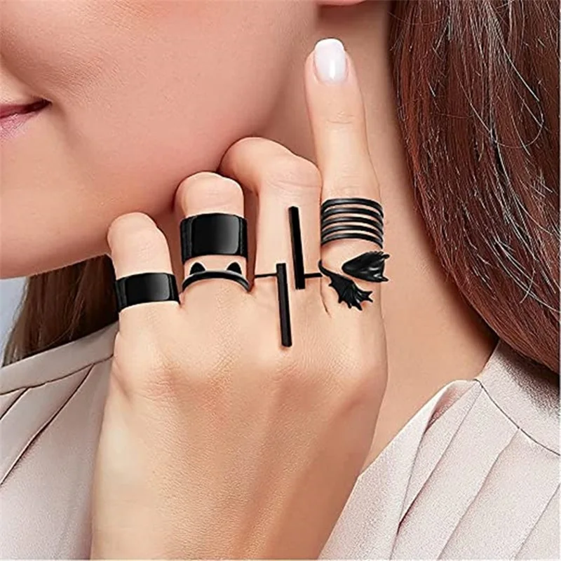European And American Metal Winding Animal Ring Creative Personality Snake Spider Ring Goster Wind Alloy 1PC finger ring