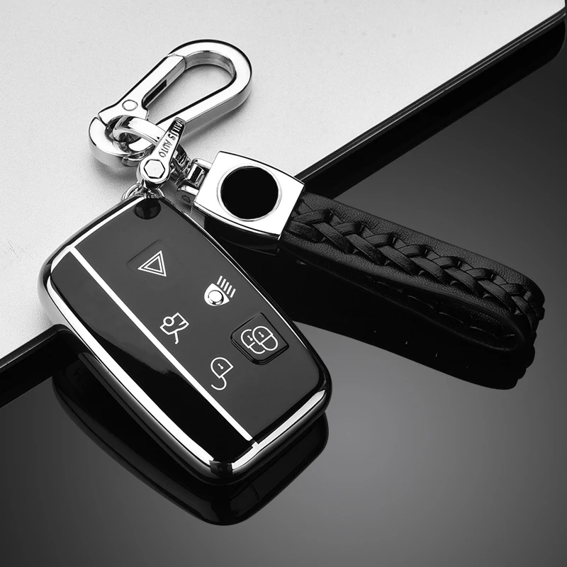 Чехол для ключей новый TPU Land Rover Range Sport A9 Discovery 2 3 4 Jaguar XF A8 X8 XE XFL брелок|Футляр