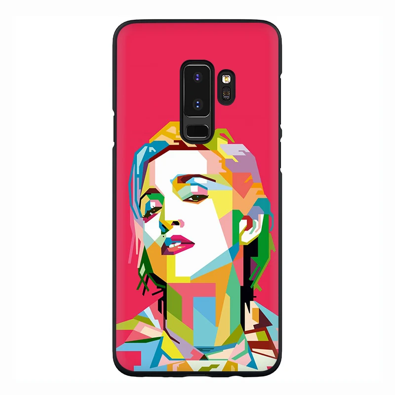 B9 EWAU madonna силиконовый чехол для телефона для Samsung Galaxy S6 S7 край S8 S9 S10 плюс S10e Note 8, 9, 10, M10 20 30 40 - Цвет: B9