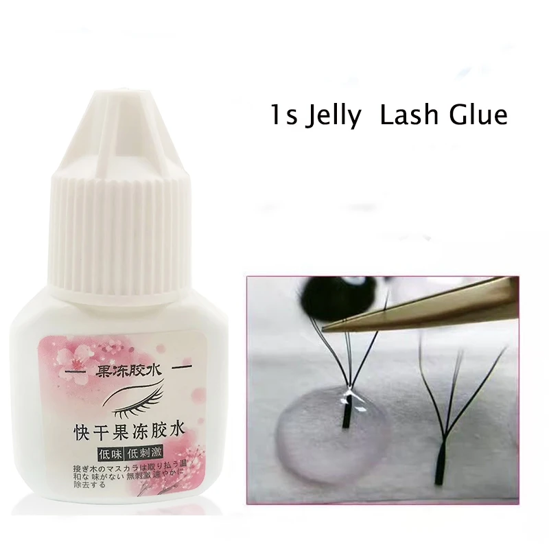 Clear Eyelash Extension Glue 1s Jelly Lashes Glue Eyelash Extension