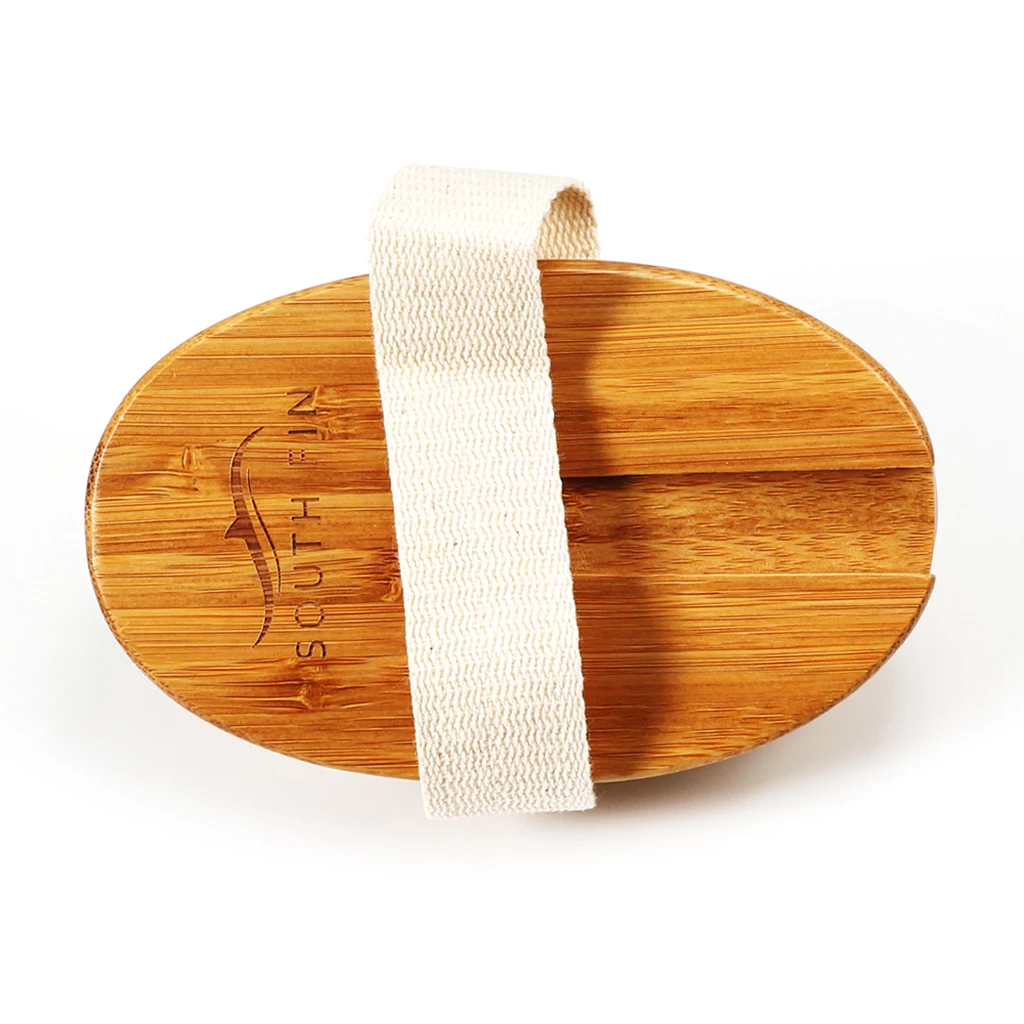 Anti Cellulite Wooden Massage Brush Fat Remover Massager with Hand Strap Portable Pocket Size, Good with or without Creams