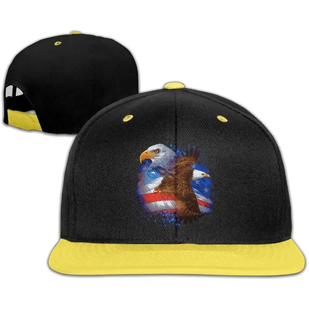 Детский American Eagles флaг сшa yзкиe унисекс с плоским козырьком Бейсбол Шапки хлопок Регулируемый Хип-хоп кепки, для детей, мальчиков и девочек с изображением героев
