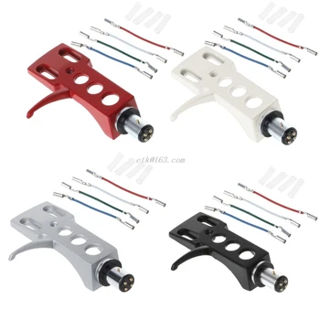 

1 Set Turntable Headshell Mount Universal LP Phono Cartridge Replacement Phonograph Head Holder Stylus Lead Wire