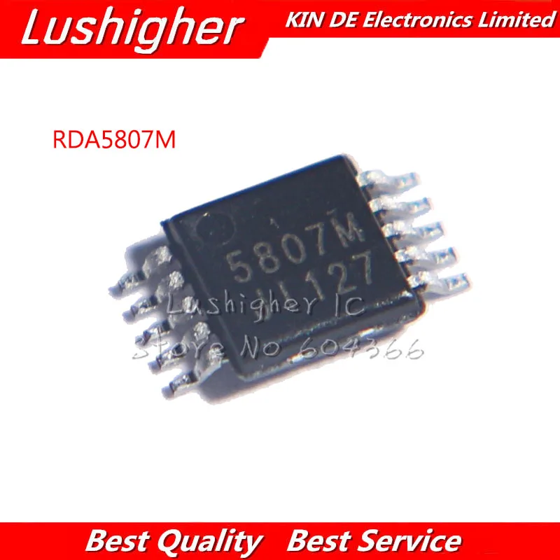 

10PCS RDA5807M RDA5807 MSOP10 5807M MSOP