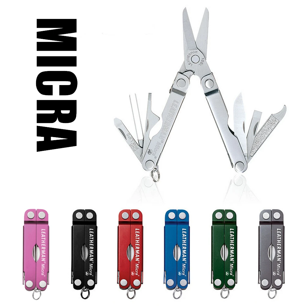 Leatherman Micra - Multi-outils Porte-clés Rouge - Acier Inoxydable - Occasion