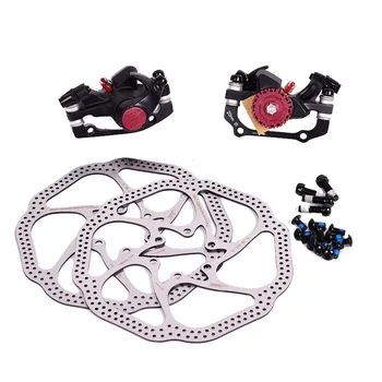 

BB5 Bicycle Brake Disc FR5 MTB Road Bike Brakes pads V rotor Bicycle parts Front Rear HS1160mm rotor bike Accessories