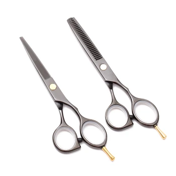 

Professional Scissors C1014 5.5" JP Steel Customize Logo Barber Cutting Shears Thinning Scissors Hair Scissors Hairdresser Shear