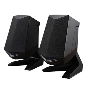 

Laptop Desktop Audio Speaker Multimedia Subwoofer Wired Volume Control USB 3.5mm Plug Speaker for Computer Laptop PC