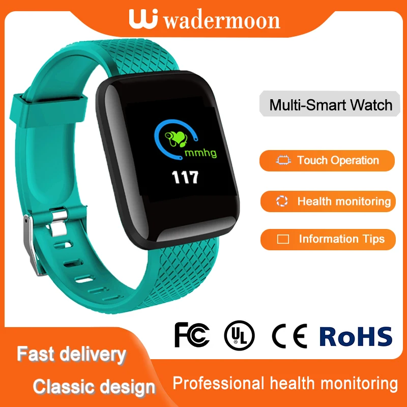 

New Smart Sports Watch Waterproof Bracelet ECG Blood Pressure Health Smartband Oxygen Wristband Bluetooth 4.0 Oled Color Screen