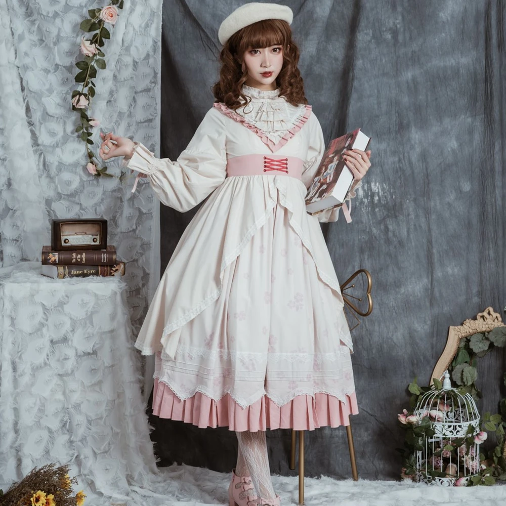 Vestido de Kolita estilo victoriano, ropa de chica kawaii, gótico, lolita  op/jsk loli, cosplay|Vestidos| - AliExpress