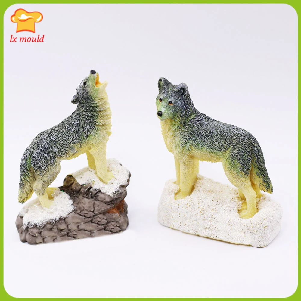 動物グミ金型ケーキチョコレートクラフト装飾樹脂粘土ウルフシリコーン型 Clay Extruders Aliexpress